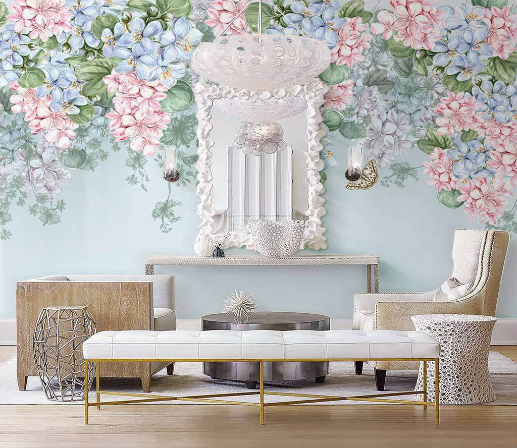 Ethereal Blooms Serenity Garden Wallpaper Escape