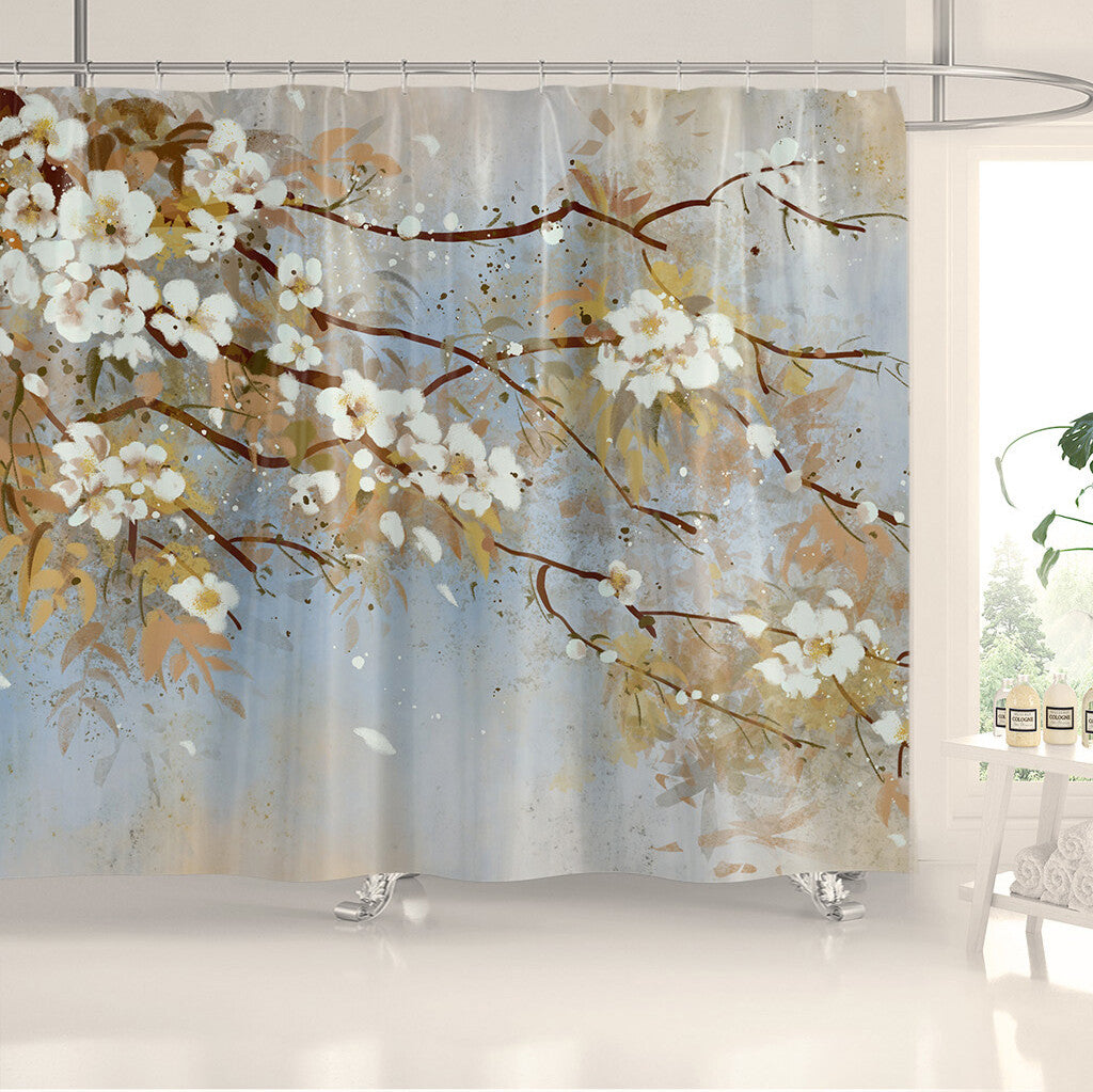 Blossoming Spring Elegance Abstract Floral Wallpaper