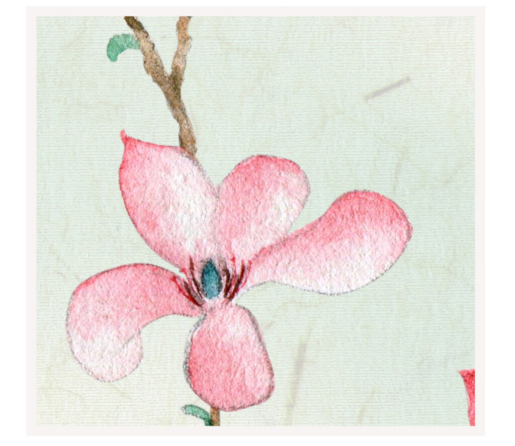Blossoming Magnolia Elegance Nature Inspired Wallpaper