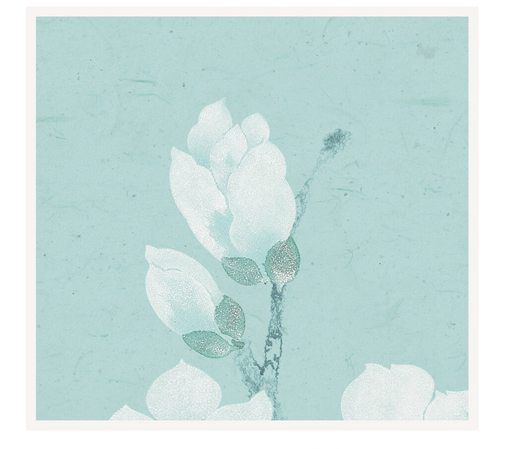 Serenity Blossoms Asian-Inspired Floral Wallpaper