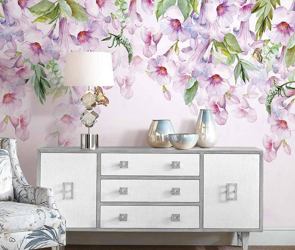 Blooming Elegance Floral Symphony Wallcovering Essence