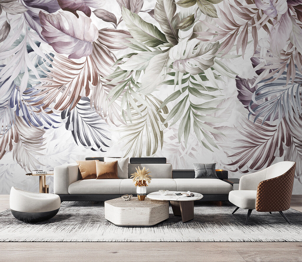 Ethereal Botanical Elegance Luxury Mural Wallpaper