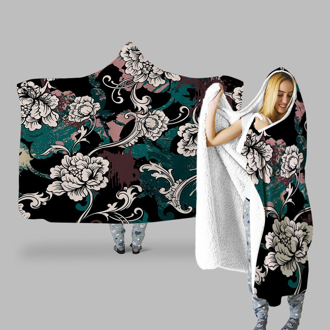 Decors Market Images for Products Hooded Throw Blanket
