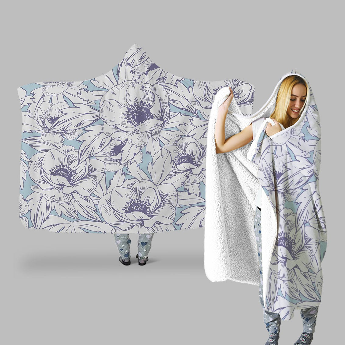 Decors Market Images for Products Hooded Throw Blanket