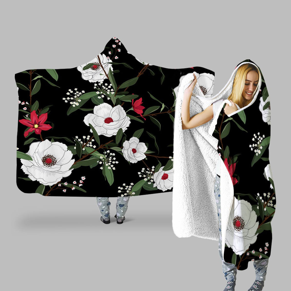 Decors Market Images for Products Hooded Throw Blanket