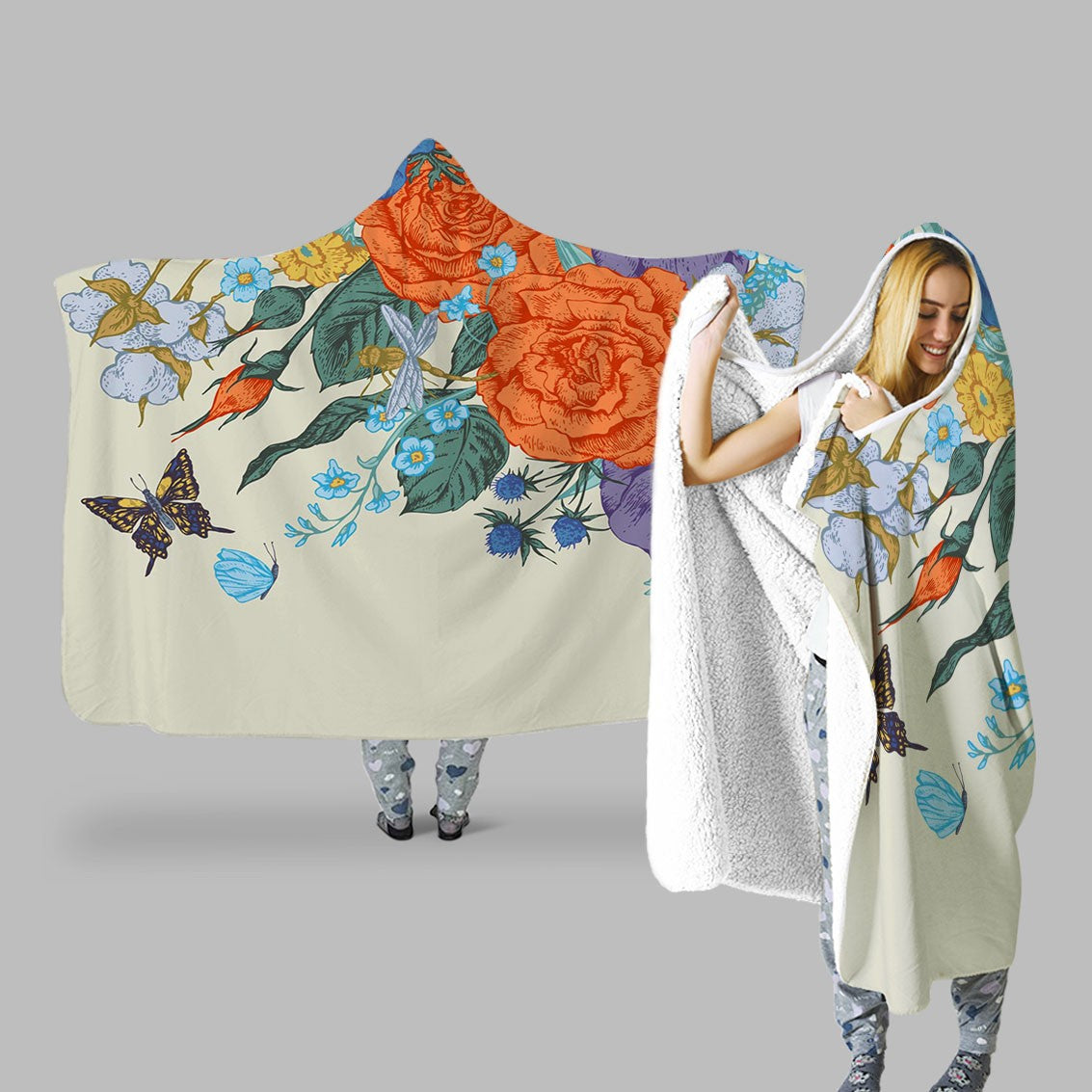 Decors Market Images for Products Hooded Throw Blanket