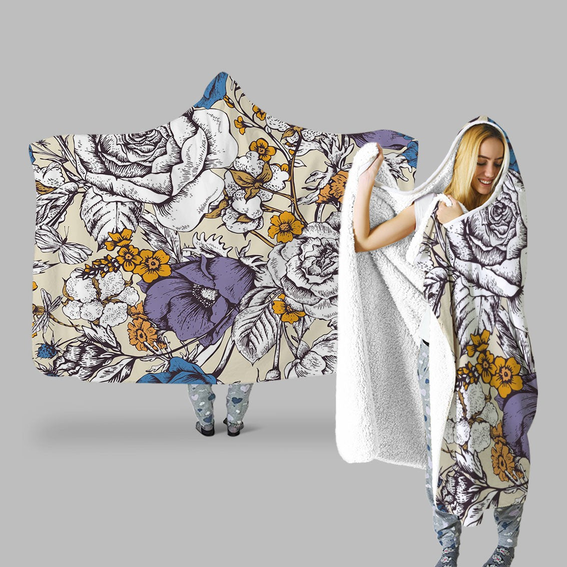 Decors Market Images for Products Hooded Throw Blanket