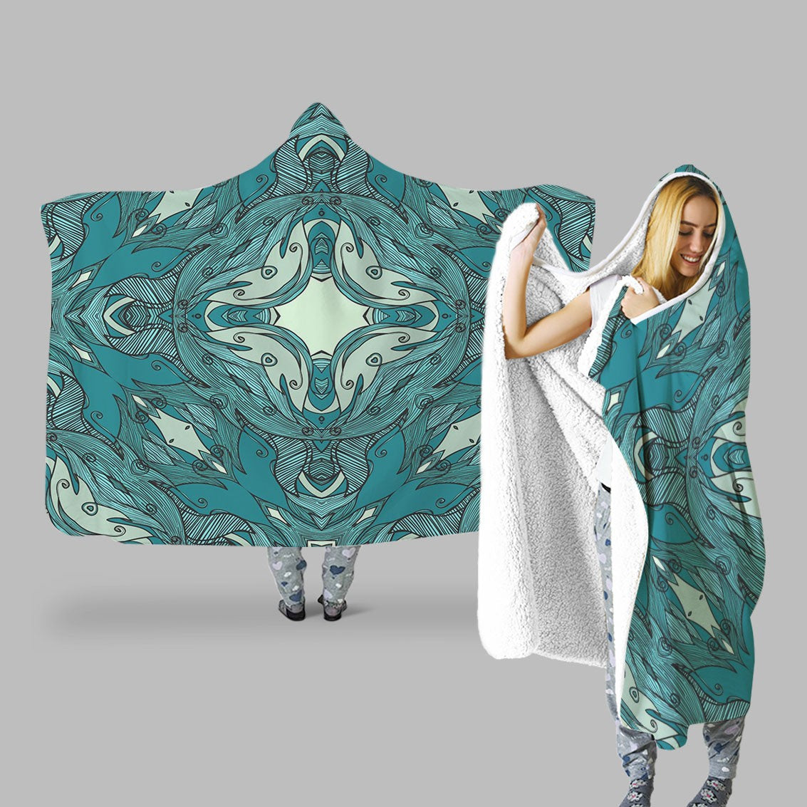 Decors Market Images for Products Hooded Throw Blanket