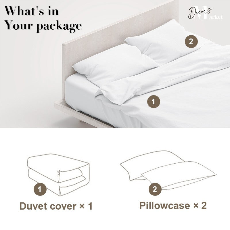 Palm Trees Art Contemporary Brown 3D Duvet Cover Set W Pillow Cover, Single Double Queen King Size, Printed Cotton Quilt Doona Cover 3 Pcs